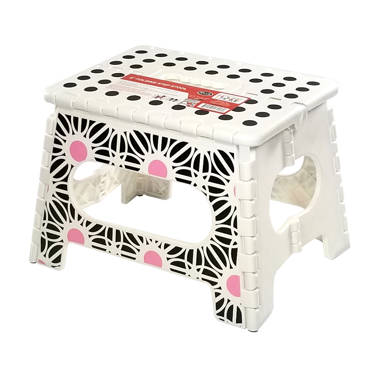 White plastic step stool hot sale